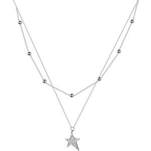 Silver Star Pendant Necklace